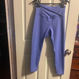 Danskin Lavender Crossover Waist Leggings